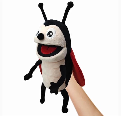 Insekten-Handpuppen für Kinder, Kleinkinder, inklusive Bienen, Schmetterlingen, Libellen usw. mit beweglichen offenen Mündern, perfekt zum Geschichtenerzählen,Geburtstagsgeschenke von JIIENO