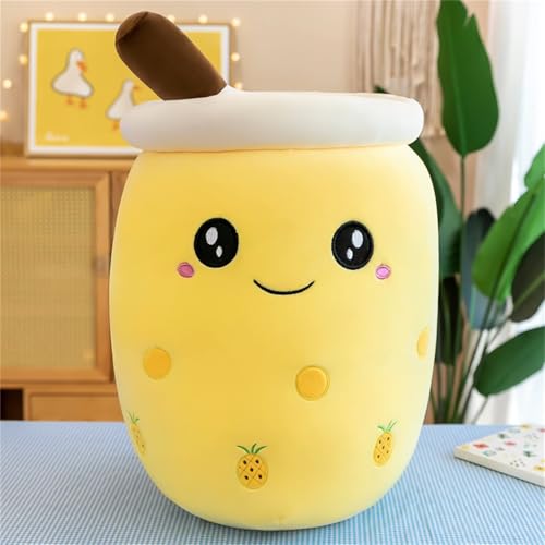 JIIENO Bubble Tea Kuscheltier,Cartoon Plüschpuppen Lustiges Milchtee Softpuppe Teetasse Kissen Bubble Tea Plüschtier Kinderspielzeug Geburtstagsgeschenk 35 cm JIIENO Bubble Tea Kuscheltier,Cartoon Plüschpuppen Lustiges Milchtee Softpuppe Teetasse Kissen Bubble Tea Plüschtier Kinderspielzeug Geburtstagsgeschenk 35 cm von JIIENO