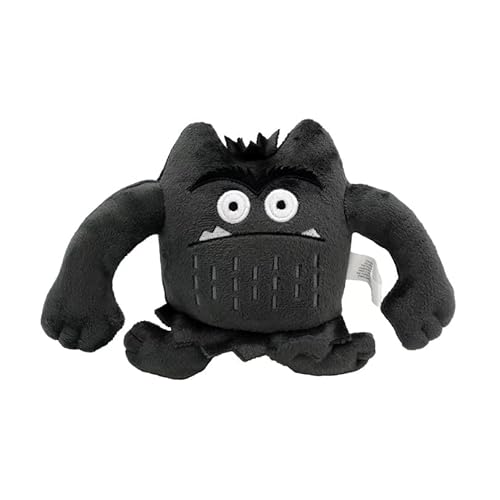 JIIENO Niedliches Monster Cartoon Puppe, 14cm Plüschtier für Weihnachten & Geburtstag, Schwarz JIIENO Niedliches Monster Cartoon Puppe, 14cm Plüschtier für Weihnachten & Geburtstag, Schwarz von JIIENO