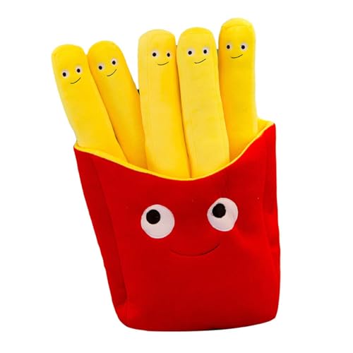 JIIENO Plüschpuppe, Cartoon Simulation Pizza Pommes Frites Design Sofa Kissen Gefüllte Plüschpuppe 30cm JIIENO Plüschpuppe, Cartoon Simulation Pizza Pommes Frites Design Sofa Kissen Gefüllte Plüschpuppe 30cm von JIIENO