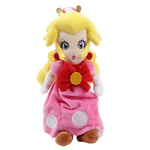 Prinzessin Pfirsich Plüschtier Weiche Gefüllte Puppe 28cm von JIIENO