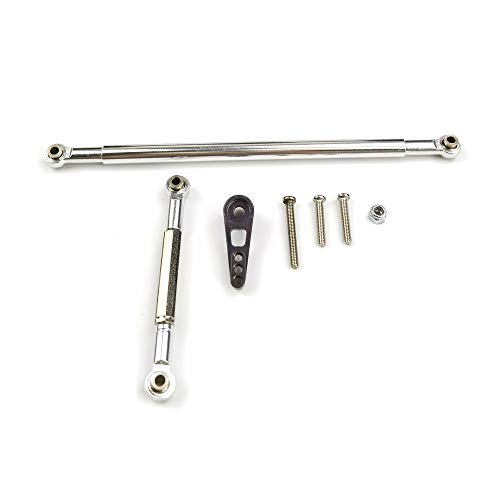 JILLIAN Servo-Verbindungsarm aus Metall für MN86K MN86KS MN86 MN86S MN G500 1/12 RC-Upgrade-Teile, Silber JILLIAN Servo-Verbindungsarm aus Metall für MN86K MN86KS MN86 MN86S MN G500 1/12 RC-Upgrade-Teile, Silber von JILLIAN