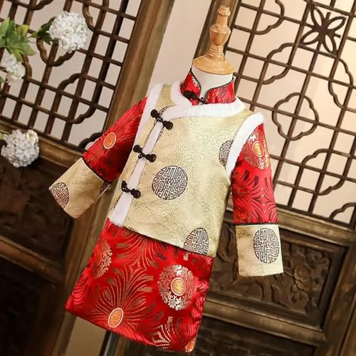 JIMINISO Chinesischer Stil, Neujahrsanzug, Weste, Anzug, Vintage-Stickerei, Kostüme, Geschenke von JIMINISO