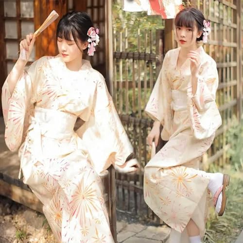 JIMINISO Kimonos für Damen, japanischer traditioneller Kimono, Cosplay-Kleid, Geisha, Yukata, Sommer, langer Bademantel, Femme Fotografie Kleidung von JIMINISO