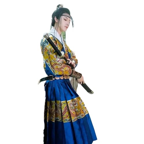 JIMINISO QiQiaoFang Chinesische traditionelle Make-up-Kunst, Blume, gewebt, Gold, Ming-Dynastie, fliegende Fischkleidung, 4 Farben von JIMINISO
