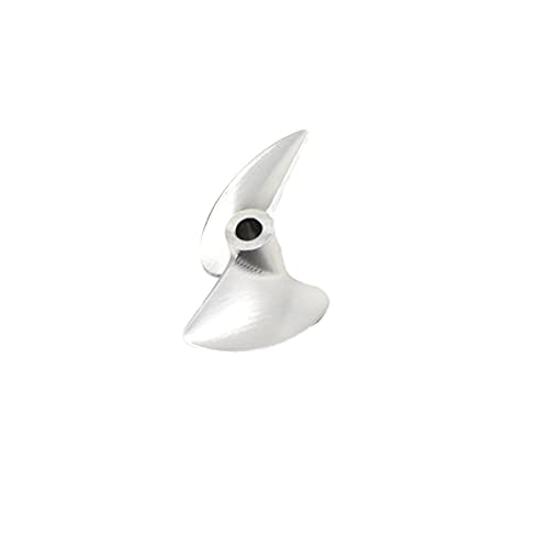 JINFOLI 1PC 2-Blatt-Propeller, for DIY RC Benzin-Jetboote CNC 430/432/433/435/438/440/442/445 Propeller Aluminium 4mm Lochabstand Requisiten Bootspropeller (Color : 43mm) von JINFOLI