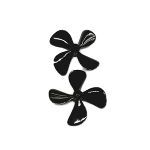 JINFOLI 2PCS Vier-Blatt Propeller Vollständig Eingetaucht D50mm 55mm 60mm Propeller CW CCW Nylon Requisiten for RC Boote DIY Teile Bootspropeller (Color : 2PCS 55MM CW) von JINFOLI