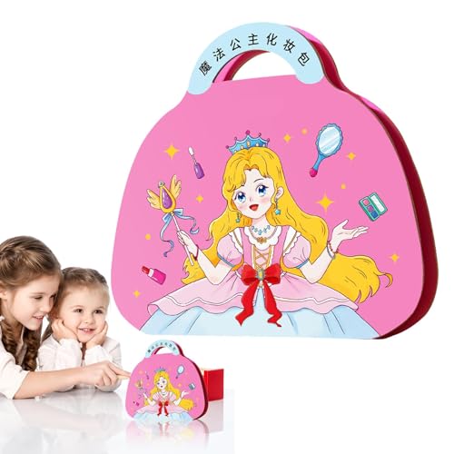 JINGLING Anziehspiele, Anziehspiele für Mädchen – Make-up-Set Prinzessin für Mädchen – Fantasie-Kostüm-Aufkleber-Set, Spielzeug, Make-up-Spiel, um Langeweile zu lindern, JINGLING Anziehspiele, Anziehspiele für Mädchen – Make-up-Set Prinzessin für Mädchen – Fantasie-Kostüm-Aufkleber-Set, Spielzeug, Make-up-Spiel, um Langeweile zu lindern, von JINGLING