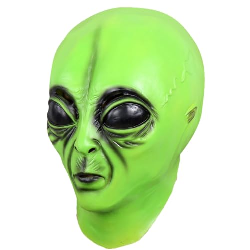 JINGLING Außerirdisches Cosplay-Kostüm, Halloween-Kopf Zubehör | Realistische Halloween-Gesichtsbedeckung, tragbares Scherzzubehör, vielseitige Kostüme für Urlaubsparty, Karneval, JINGLING Außerirdisches Cosplay-Kostüm, Halloween-Kopf Zubehör | Realistische Halloween-Gesichtsbedeckung, tragbares Scherzzubehör, vielseitige Kostüme für Urlaubsparty, Karneval, von JINGLING