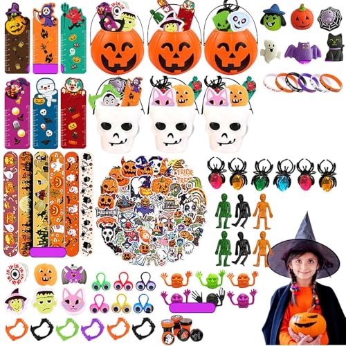 JINGLING Halloween-Spielzeug, sensorische Pop-Packs für Halloween | 134 Stück, Partygeschenke, Fidget für | Pop-Spielzeug, Geschenktüten für Karneval, Schatzkiste, Spielzeug JINGLING Halloween-Spielzeug, sensorische Pop-Packs für Halloween | 134 Stück, Partygeschenke, Fidget für | Pop-Spielzeug, Geschenktüten für Karneval, Schatzkiste, Spielzeug von JINGLING