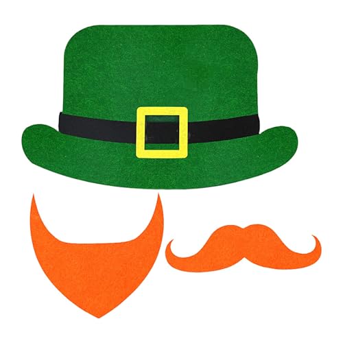JINGLING Koboldhut-Papierausschnitte, St. Patricks Day-Ausschnitte, Irische Feiertags-Requisiten, Frühlingsornamente, Fotopapier-Dekoration zum St. Patricks Day für irische Partys, und JINGLING Koboldhut-Papierausschnitte, St. Patricks Day-Ausschnitte, Irische Feiertags-Requisiten, Frühlingsornamente, Fotopapier-Dekoration zum St. Patricks Day für irische Partys, und von JINGLING