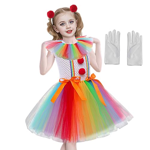 JINGLING Mädchenkostüm, Kostüm für Mädchen, Cosplay-Kleid, Regenbogen-Tutu-Kleid, Cosplay-Outfit für Mädchen, Handschuhe und Haarnadeln für 2-10 Mädchen enthalten JINGLING Mädchenkostüm, Kostüm für Mädchen, Cosplay-Kleid, Regenbogen-Tutu-Kleid, Cosplay-Outfit für Mädchen, Handschuhe und Haarnadeln für 2-10 Mädchen enthalten von JINGLING