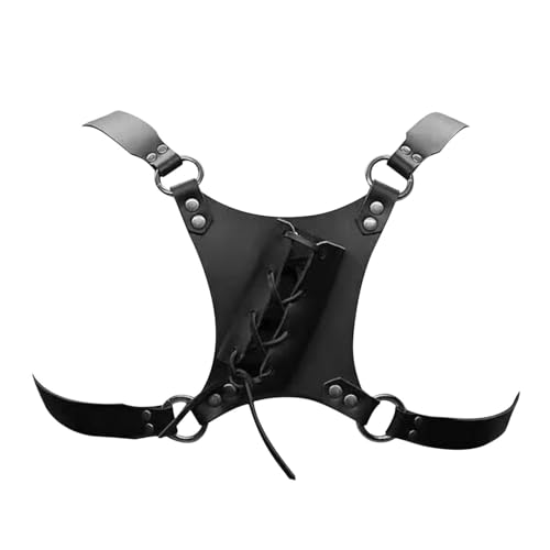 JINGLING Mittelalterliches Schulterholster, Retro-Stil, Kunstleder, Accessoire für Herren, für Halloween, Party, Renaissance, Bühne, Performance, Festival, Gothic, Abend, Herbst, Cosplay von JINGLING
