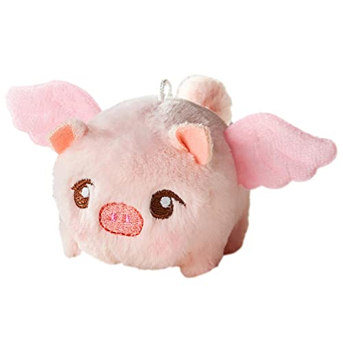 JINGLING Niedliches Schwein aus Plüsch, Spielzeug, weich, integrierte Pfeife, drehbar, Schwein, Engel, dreht Sich mit Mechanik, Geschenk für Mädchen, Kinder JINGLING Niedliches Schwein aus Plüsch, Spielzeug, weich, integrierte Pfeife, drehbar, Schwein, Engel, dreht Sich mit Mechanik, Geschenk für Mädchen, Kinder von JINGLING