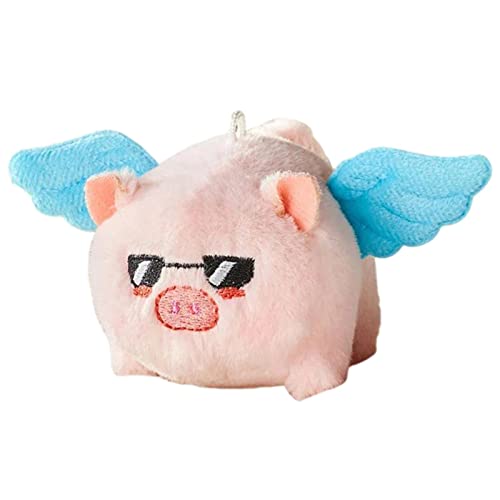JINGLING Niedliches Schwein aus Plüsch, Spielzeug, weich, integrierte Pfeife, drehbar, Schwein, Engel, dreht Sich mit Mechanik, Geschenk für Mädchen, Kinder JINGLING Niedliches Schwein aus Plüsch, Spielzeug, weich, integrierte Pfeife, drehbar, Schwein, Engel, dreht Sich mit Mechanik, Geschenk für Mädchen, Kinder von JINGLING