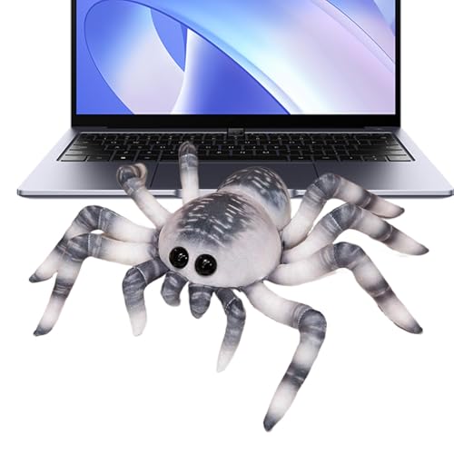 JINGLING Plüsch-Spinne, Plüsch-Spinne – 40,9 cm (11 Zoll), Spinnentiere aus Plüsch – Streiche Spoof Stuff Toys, Fellspinne für Geburtstag, Scherzparty, Ostern von JINGLING
