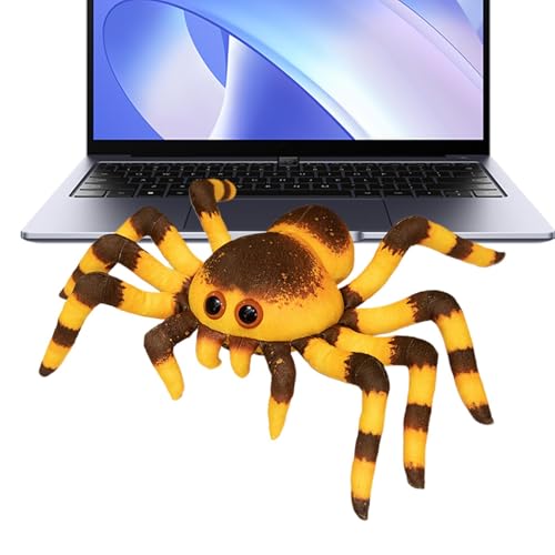 JINGLING Plüsch-Spinne, Plüschtier Spinne | 11 Zoll Simulierte Fellspinnenpuppe - Streiche Spoof Stuff Toys, Fellspinnenpuppe für Geburtstag, Scherzparty, Ostern von JINGLING