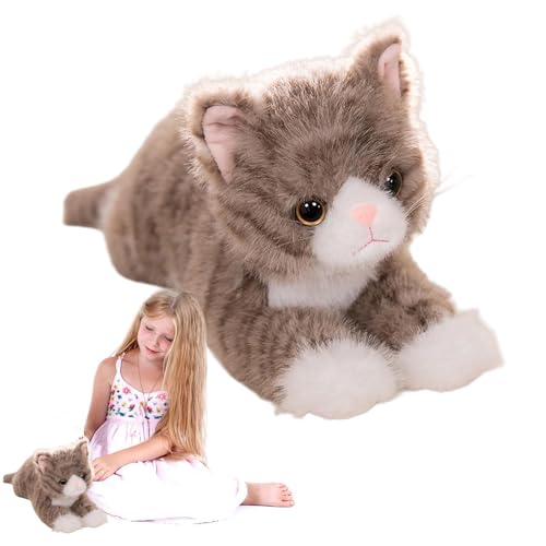 JINGLING Plüschtiere für Katzen, Plüschtier für Kätzchen, Plüschtiere in Form einer Katze, weich, dekoratives Zubehör für , lebendige Bettdekoration JINGLING Plüschtiere für Katzen, Plüschtier für Kätzchen, Plüschtiere in Form einer Katze, weich, dekoratives Zubehör für , lebendige Bettdekoration von JINGLING