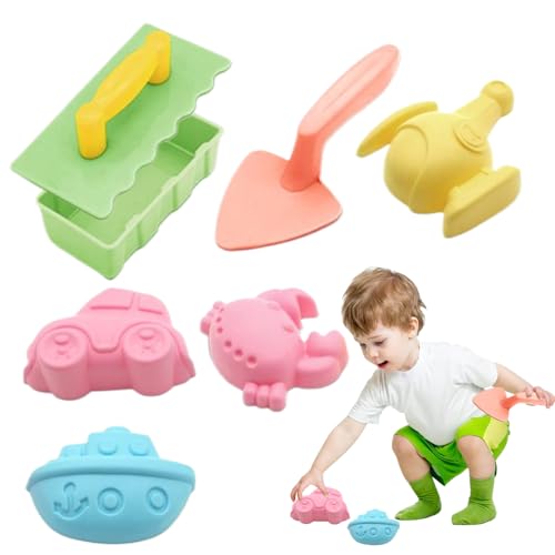 JINGLING Sandspielzeug, Sandbau-Spielzeug für den Außenbereich | Tragbares Bauset mit Schaufel, Lernspiele für den Außenbereich und Aktivitäten für Mädchen und JINGLING Sandspielzeug, Sandbau-Spielzeug für den Außenbereich | Tragbares Bauset mit Schaufel, Lernspiele für den Außenbereich und Aktivitäten für Mädchen und von JINGLING