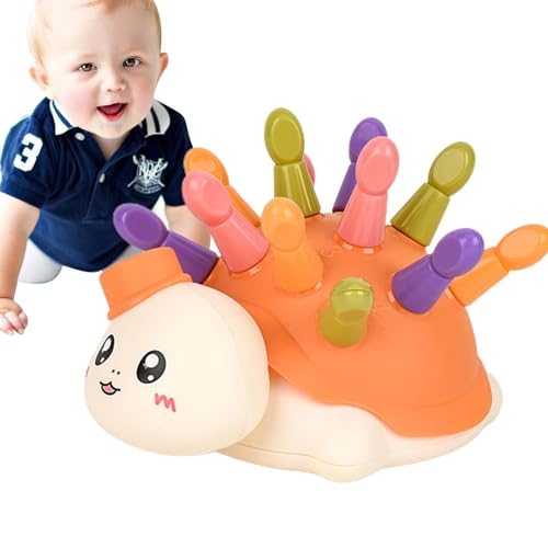 JINGLING Schildkröten-Spielzeug – Spielzeug für Kleinkinder – Motorisches und sensorisches Spielzeug mit Schildkrötenbereich, Lernspielzeug für Kinder ab 1 Jahr von JINGLING