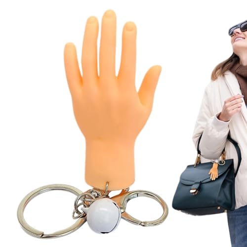 JINGLING Schlüsselanhänger mit flacher Hand, Schlüsselanhänger mit kleinen Händen – realistische winzige Hände, lustiges Gag-Spielzeug, langlebiges Spielzeug für lustige Shows, Osterparty-Geschenke JINGLING Schlüsselanhänger mit flacher Hand, Schlüsselanhänger mit kleinen Händen – realistische winzige Hände, lustiges Gag-Spielzeug, langlebiges Spielzeug für lustige Shows, Osterparty-Geschenke von JINGLING