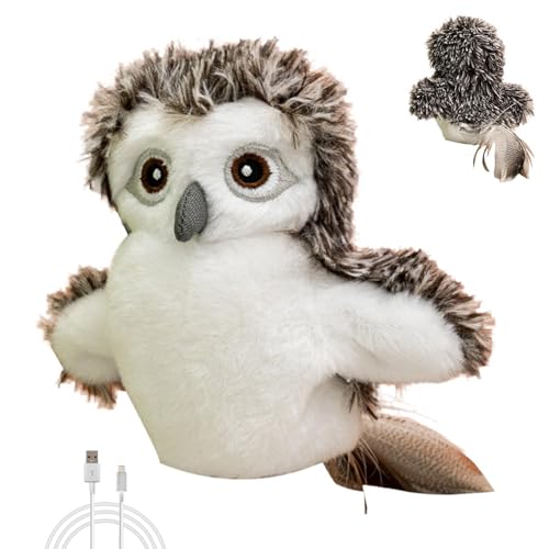 JINGLING Schneeharfang, Plüschtier Schneefang – aus weichem Plüsch-Eulen-Plüschtier | Plüsch-Vogelspielzeug für Schnee-Eule aus weichem Plüsch mit Sound JINGLING Schneeharfang, Plüschtier Schneefang – aus weichem Plüsch-Eulen-Plüschtier | Plüsch-Vogelspielzeug für Schnee-Eule aus weichem Plüsch mit Sound von JINGLING
