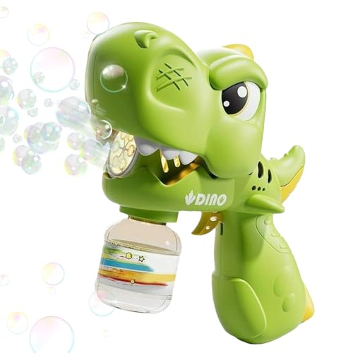 JINGLING Seifenblasenmaschine Für Kinder,Dinosaurier-Design Automatik Blasengerät | Interaktives Gartenspiel Mit Sprühautomatik, Outdoor-Spielzeug Für Kinder Im Sommer JINGLING Seifenblasenmaschine Für Kinder,Dinosaurier-Design Automatik Blasengerät | Interaktives Gartenspiel Mit Sprühautomatik, Outdoor-Spielzeug Für Kinder Im Sommer von JINGLING