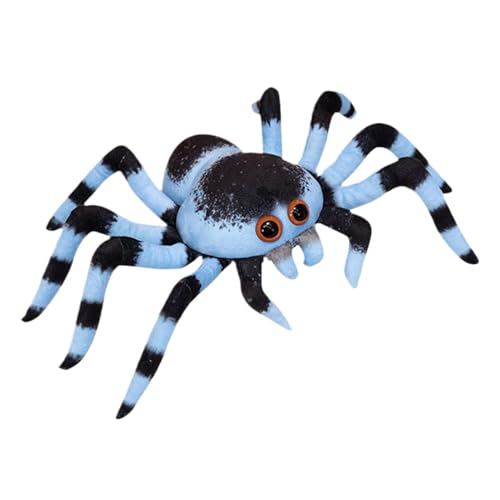 JINGLING Spinne aus Plüsch, Plüsch-Spinne, Plüsch-Spinne – 40,9 cm (11 Zoll) Tierpuppe, Spinne aus Plüsch | Streiche von Spoof Stuff Toys, Fellspinnenpuppe für Geburtstag, Scherzparty, von JINGLING