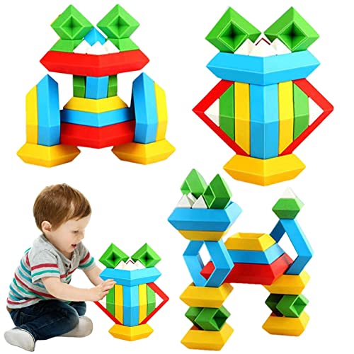 JINGLING Stapelbares Baby-Spielzeug, Pyramide für Babys, stapelbar, Pyramidenspielzeug, Vorschulkinder, Lernspielzeug von JINGLING