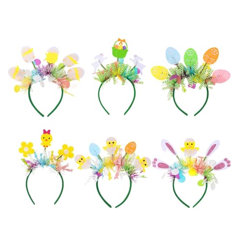 JINGLING n-Stirnband,-Stirnbänder für Kinder | 6 Stück Haarreifen Ei Huhn Stirnbänder Haarbänder,Niedlicher Kopfschmuck, Haarschmuck, Haarband „Frohe n“ als Partygeschenk JINGLING n-Stirnband,-Stirnbänder für Kinder | 6 Stück Haarreifen Ei Huhn Stirnbänder Haarbänder,Niedlicher Kopfschmuck, Haarschmuck, Haarband „Frohe n“ als Partygeschenk von JINGLING