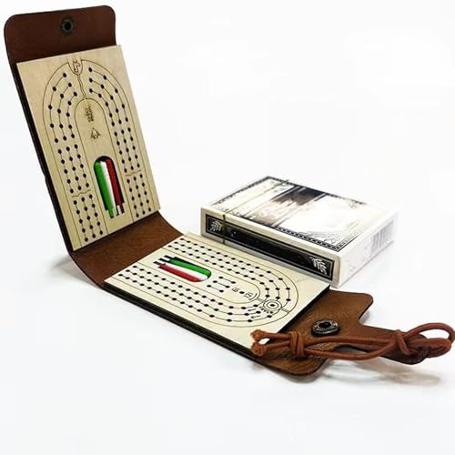 Traditionelles Cribbage-Brettspielset aus Holz, Brettspiel mit Spielkarten, klassisches Cribbage-Spiel mit vollem Kartenspiel und 6 Klammern für Spieleabend Reisen, 10 x 7 x 3 cm Traditionelles Cribbage-Brettspielset aus Holz, Brettspiel mit Spielkarten, klassisches Cribbage-Spiel mit vollem Kartenspiel und 6 Klammern für Spieleabend Reisen, 10 x 7 x 3 cm von JINGLING