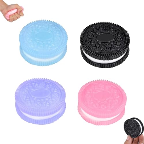 JINJUMEI 4 Stück Keks-Anti Stress Spielzeug, Druckfestes Spielzeug Set, Dekompression Spielzeug Keks Für Geburtstag Und Party, Fidgets Spielzeug Für Party Favors Weihnachten JINJUMEI 4 Stück Keks-Anti Stress Spielzeug, Druckfestes Spielzeug Set, Dekompression Spielzeug Keks Für Geburtstag Und Party, Fidgets Spielzeug Für Party Favors Weihnachten von JINJUMEI
