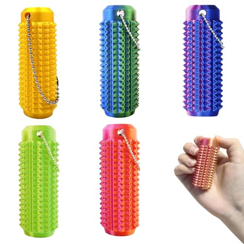 JINJUMEI 5 Stück Little Ouchies Pain Fidget, Sensorik Spielzeug Für Erwachsene, Pocket Mini Fidget Toy, Spiky Grippie Stim Fidget, ADHS Spielzeug für Stressabbau, Fokus, Angstlinderung von JINJUMEI