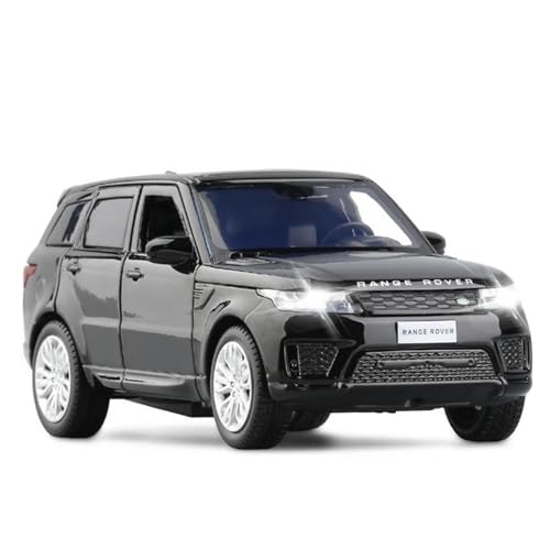 JINLEXIU Druckguss-Auto-Modell 1:32 für SUV, Off-Road-Modelle, Auto-Nachbildungen, Auto-Modelle, Enthusiasten, Geschenke, Modellbausätze, dekorieren Schreibtische, geeignet für Ornamente (schwarz) von JINLEXIU