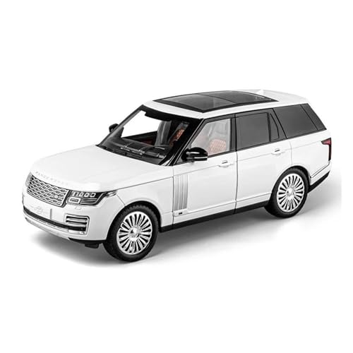 JINLEXIU Druckguss-Automodell 1:18 für Off-Road-Modelle, Auto-Nachbildungen, Auto-Modell-Enthusiasten, Geschenke, Modellbausätze, Dekoration, Büros, geeignet für Ornamente (weiß) von JINLEXIU