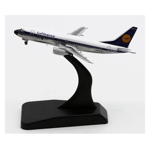 JINLEXIU Statisches Flugzeugmodell 1:400 für Lufthansa Airlines Boeing B737-300 Flugzeugmodell D-ABXC Druckgusslegierung Flugzeugmodell Geschäftsgeschenke von JINLEXIU