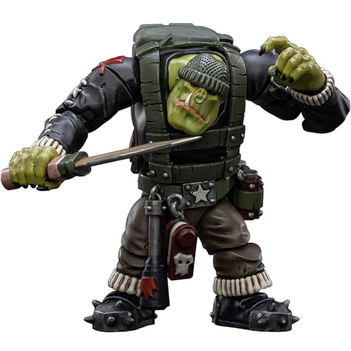 JOYTOY JT2962 40K 1/18 Action Figur Spielzeug, Ork Kommandos Dakka Boy Rotbilge, 4-Zoll Geschenk für Action Figure Enthusiasten und Sammler von JINQEE