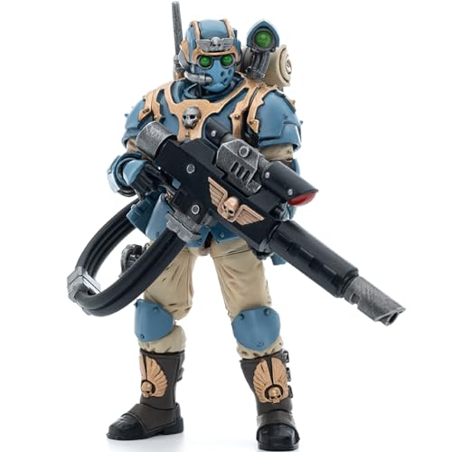 JOYTOY JT5017 40K 1/18 Action Figur Spielzeug, Astra Militarum Tempestus Scions Squad 55th Kappic Eagles Tempestus Scion 1, 4-Zoll Geschenk für Action Figure Enthusiasten und Sammler von JINQEE