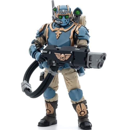 JOYTOY JT5031 40K 1/18 Action Figur Spielzeug, Astra Militarum Tempestus Scions Squad 55th Kappic Eagles Hot-Shot Volley Gunner, 4-Zoll Geschenk für Action Figure Enthusiasten und Sammler JOYTOY JT5031 40K 1/18 Action Figur Spielzeug, Astra Militarum Tempestus Scions Squad 55th Kappic Eagles Hot-Shot Volley Gunner, 4-Zoll Geschenk für Action Figure Enthusiasten und Sammler von JINQEE