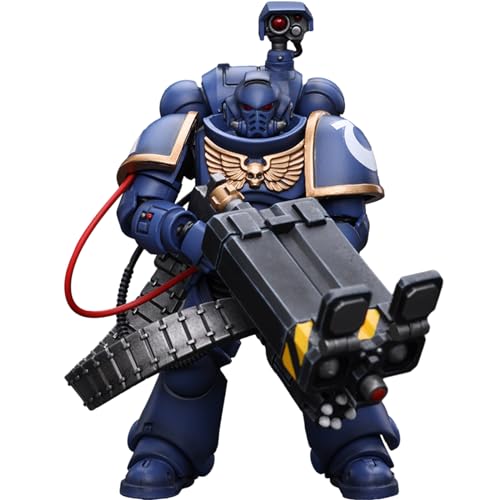 JOYTOY JT8810 40K 1/18 Action Figur Spielzeug, Ultramarines Desolation Marine with Castellan Launcher (Superkrak), 4-Zoll Geschenk für Action Figure Enthusiasten und Sammler von JINQEE