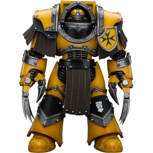 JOYTOY JT9404 40K 1/18 Action Figur Spielzeug, Imperial Fists Legion Cataphractii Terminator Squad Legion Cataphractii with Lightning Claws, 4-Zoll Geschenk für Action Figure Enthusiasten und Sammler von JINQEE