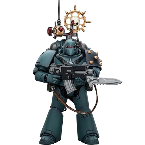 JOYTOY JT9473 40K 1/18 Action Figur Spielzeug, Sons of Horus MKVITactical Squad Legionary with Nuncio Vox, 4-Zoll Geschenk für Action Figure Enthusiasten und Sammler von JINQEE