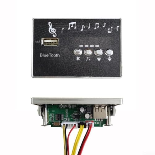 Bluetooth Musikplayer für Kinder Elektroauto, 12V Akku, USB-Schnittstelle (Nr.4 12V Bluetooth) von JINSBON