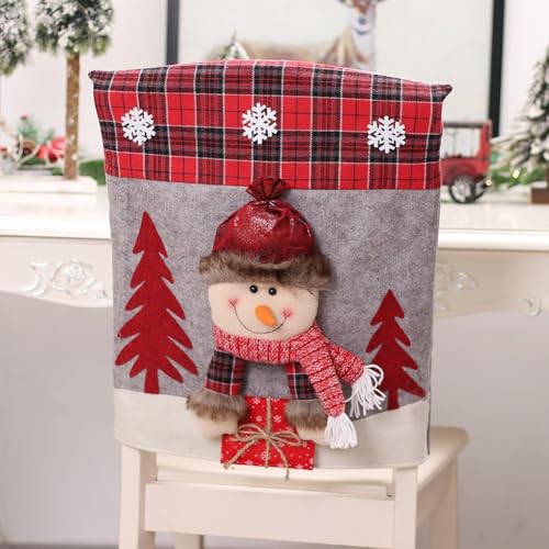 Inspirieren Sie Kreativität, einzigartige 3D-Puppenstühle aus Kunstleder, verschönern Sie Ihr Weihnachten für Feiern zu Hause (Schneemann) von JINSBON