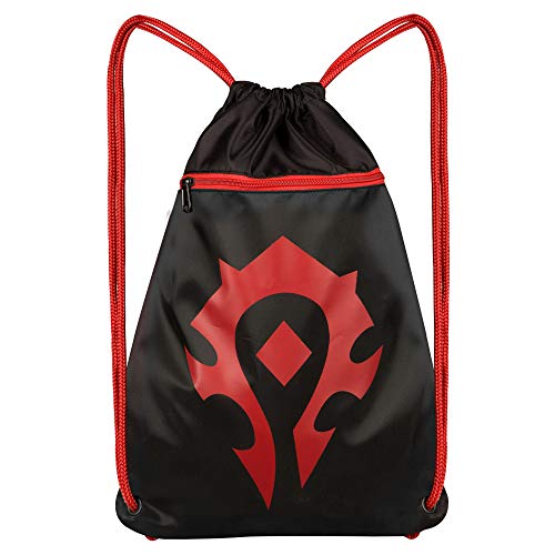 Jinx World of Warcraft Horde Loot Bag, schwarz/rot, 46 x 36 cm von JINX