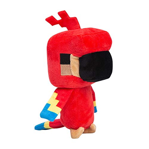 Minecraft 8984 Plüschpapagei Happy Explorer, Rot, 7 inches Minecraft 8984 Plüschpapagei Happy Explorer, Rot, 7 inches von JINX