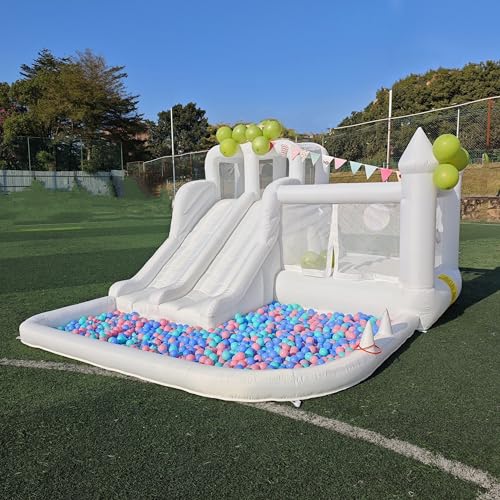 Oxford Bounce House Hüpfburg mit zwei Rutschen, Hüpfburg für drinnen und draußen, mit großen Bällebädern, geeignet für Kindergeburtstage, Familientreffen, Urlaubsdekorationen und Fotografie, 32 m, Oxford Bounce House Hüpfburg mit zwei Rutschen, Hüpfburg für drinnen und draußen, mit großen Bällebädern, geeignet für Kindergeburtstage, Familientreffen, Urlaubsdekorationen und Fotografie, 32 m, von JIO JIO PLAY