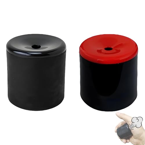 JIOFUGH Neuartige Furzmaschine mit Druckknopf, lustiges Furzgeräusch-Spielzeug aus Gummi, Scherzspielzeug im Taschenformat, praktischer Scherz für Freunde, Familie und Büropartys (A+B) von JIOFUGH