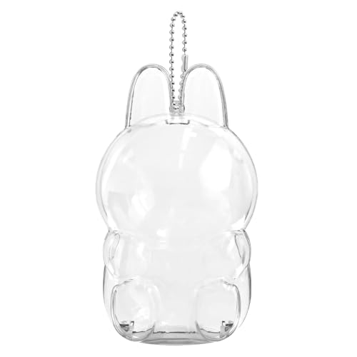 Schutzhülle Display Case für Monsters Puppen Sitzhaltung Transparente Vitrine mit Schlüsselanhänger von JIOLINK