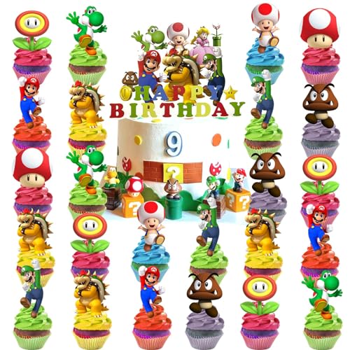 Tortendeko Kuchen Deko, 25 Stück Kuchen Topper Cupcake Deko,Cartoon Tortendekoration,Kindergeburtstag Kuchendeko,Geburtstag Kuchen für Geburtstagsfeier Cupcake für Kinder, Junge, Mädchen (grüner) Tortendeko Kuchen Deko, 25 Stück Kuchen Topper Cupcake Deko,Cartoon Tortendekoration,Kindergeburtstag Kuchendeko,Geburtstag Kuchen für Geburtstagsfeier Cupcake für Kinder, Junge, Mädchen (grüner) von JIOLINK